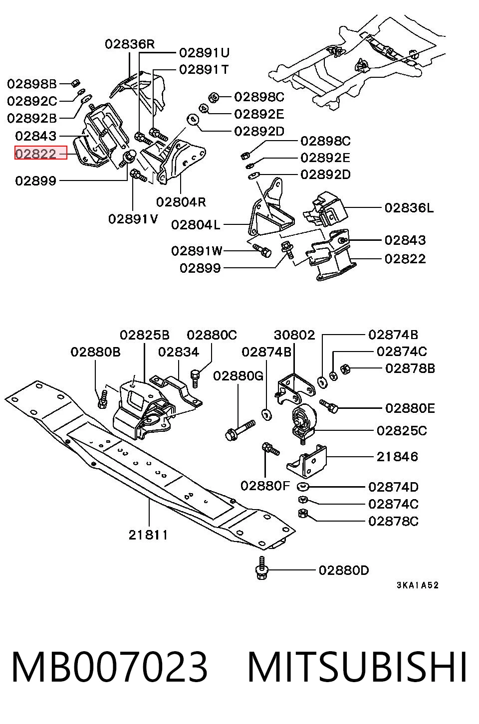 MB007023 Mitsubishi