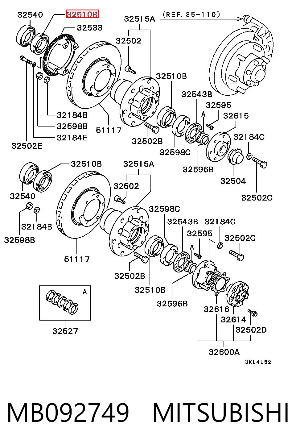 MB092749 Mitsubishi