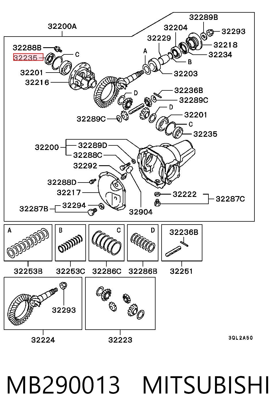 MB290013 Mitsubishi