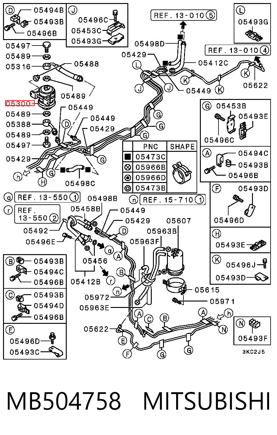 MB504758 Mitsubishi