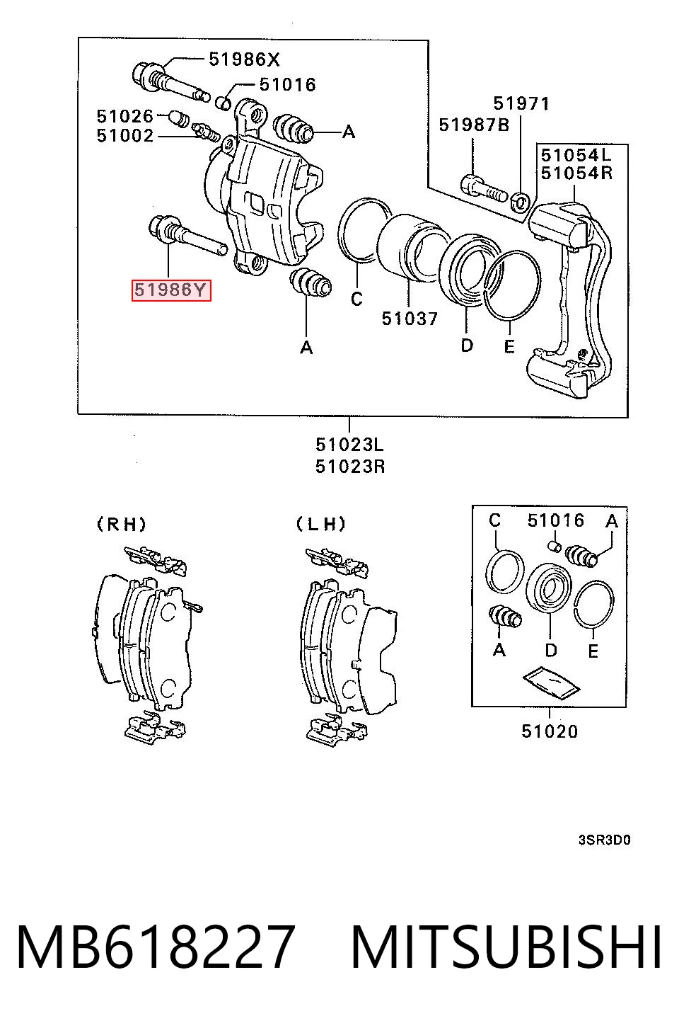 MB618227 Mitsubishi