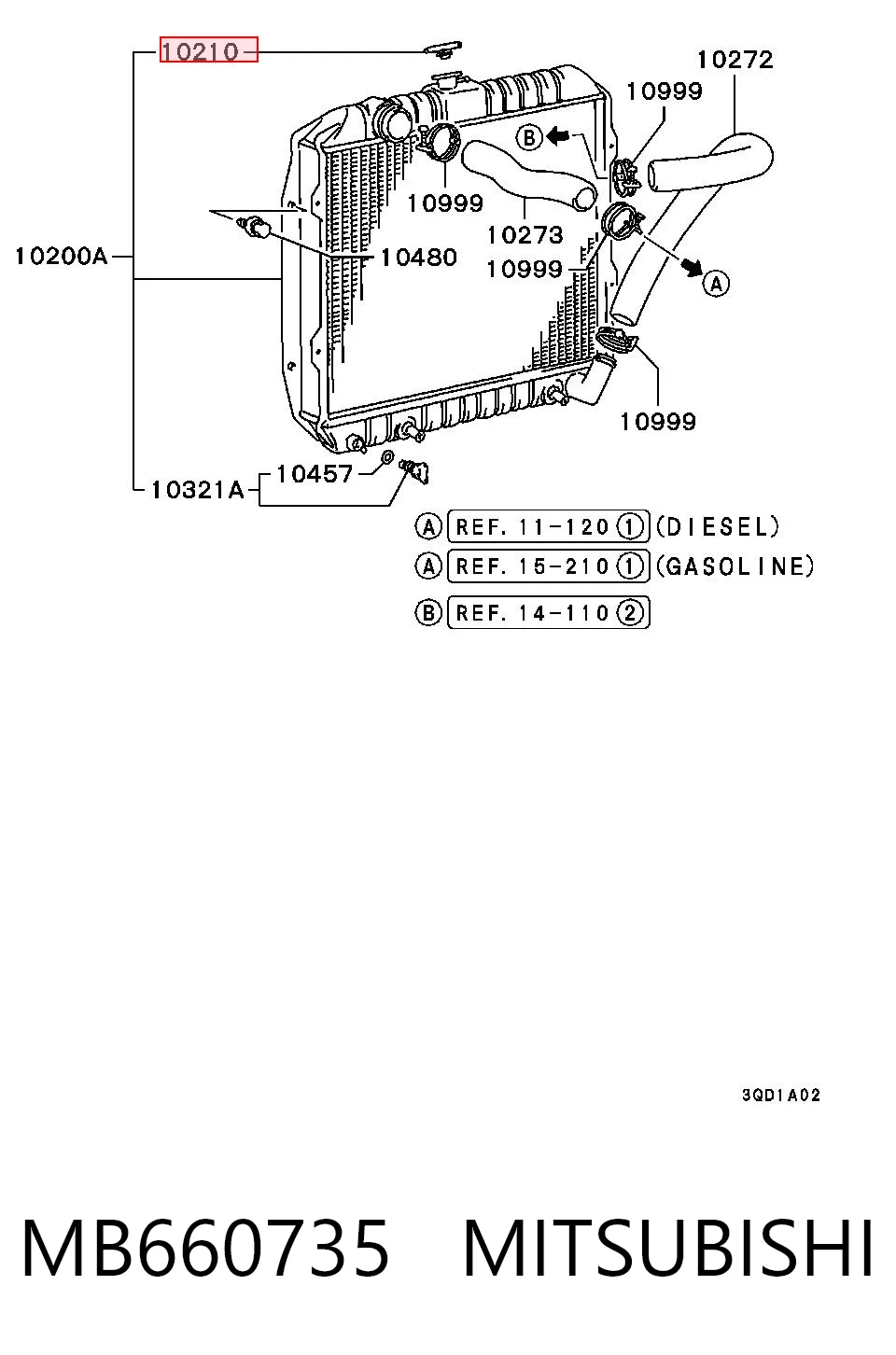 MB660735 Mitsubishi