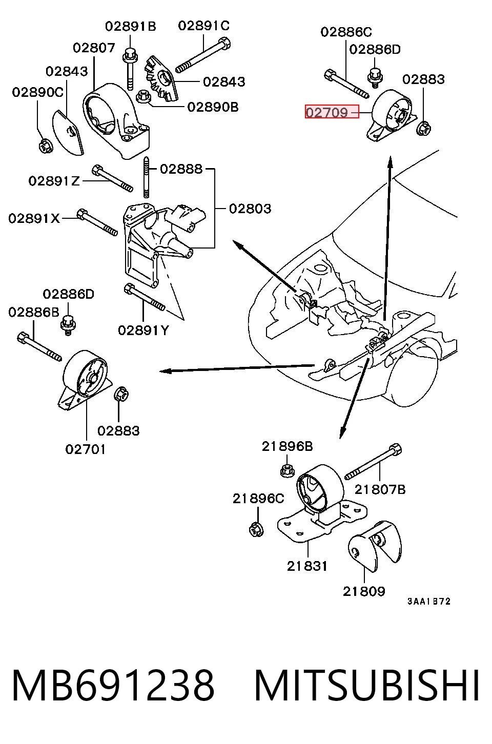 MB691238 Mitsubishi