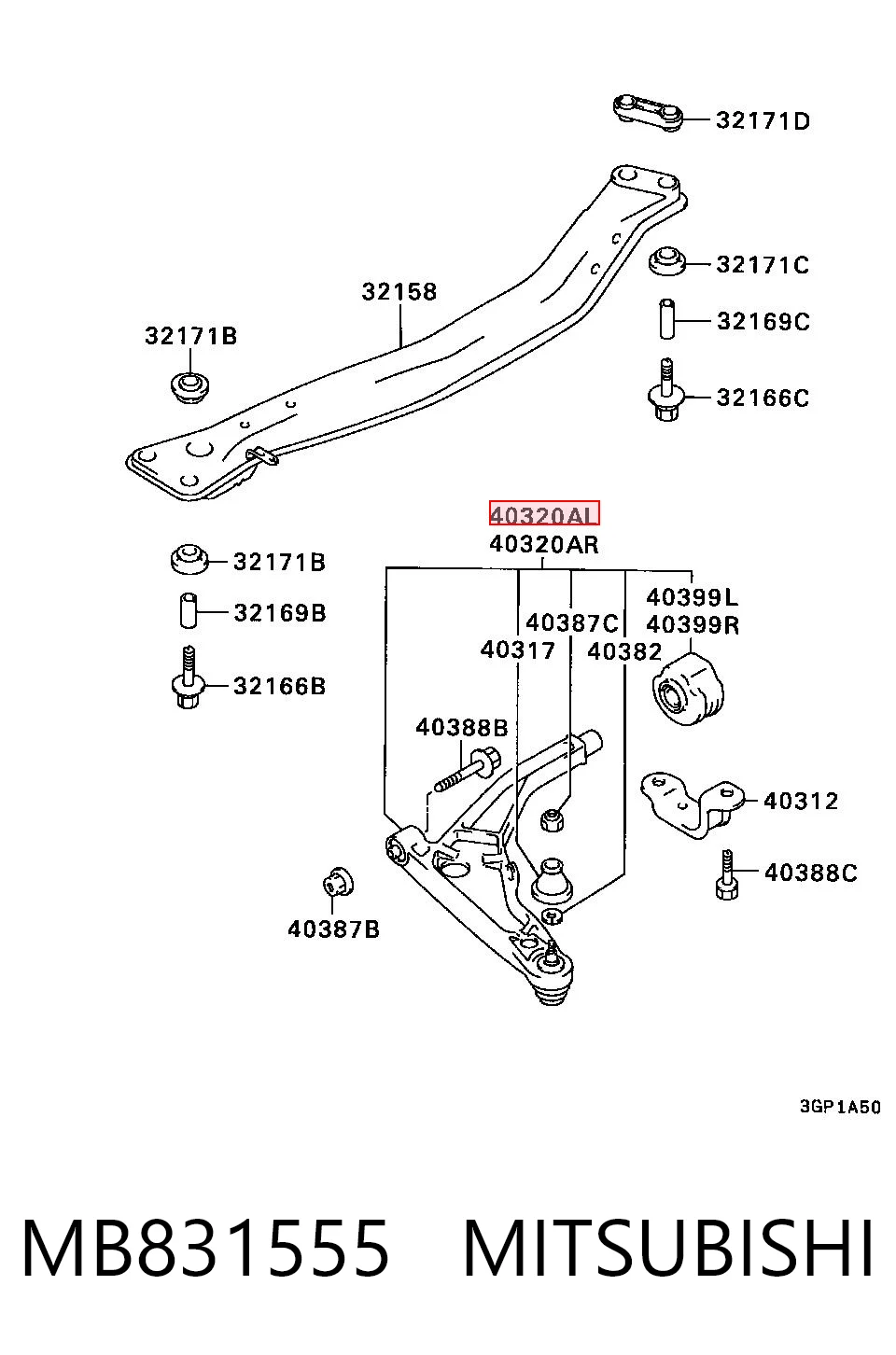 MB831555 Mitsubishi