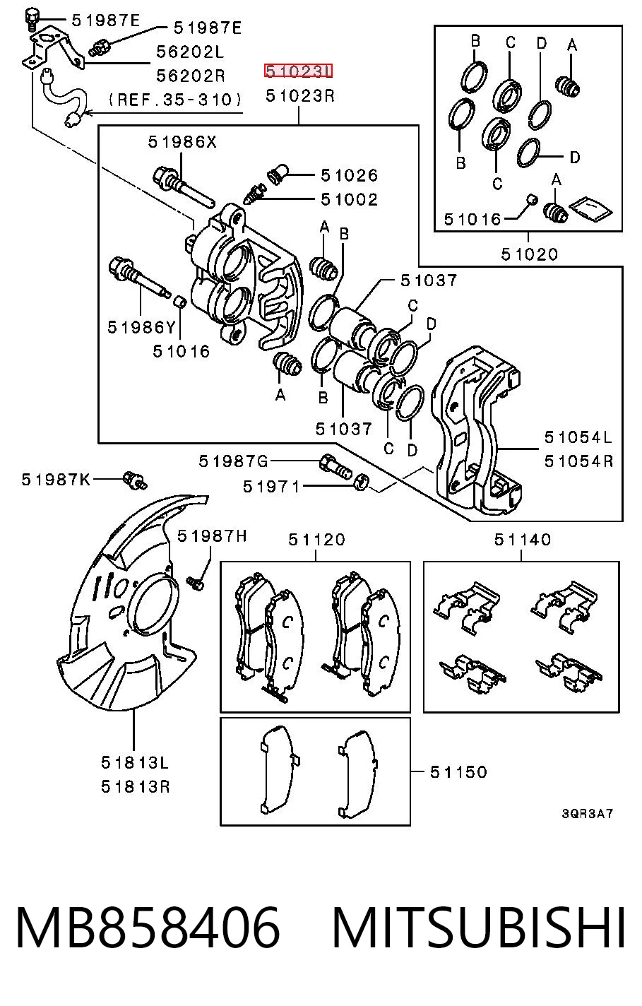 MB858406 Mitsubishi