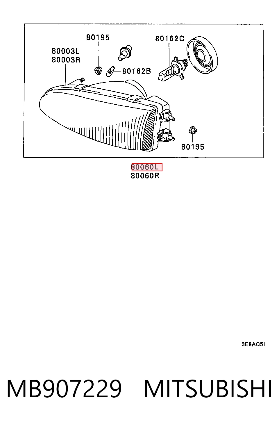 MB907229 Mitsubishi
