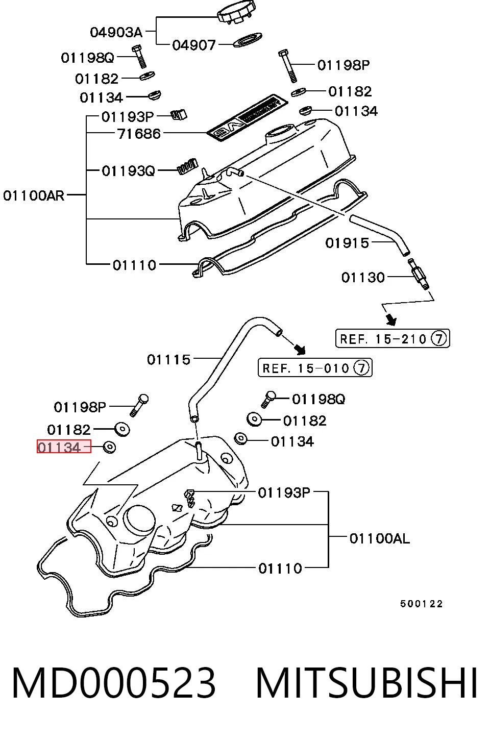 MD000523 Mitsubishi