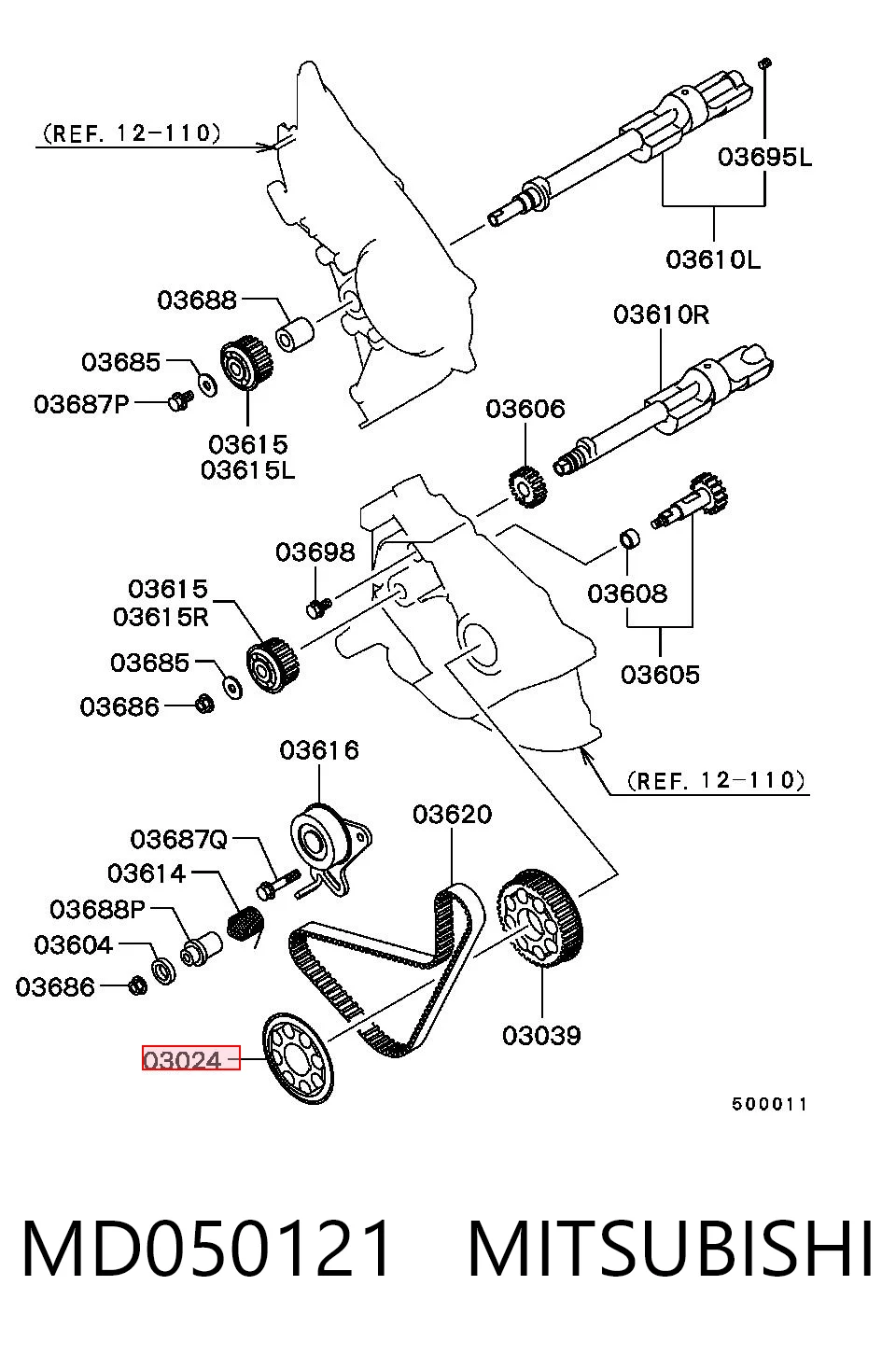 MD050121 Mitsubishi