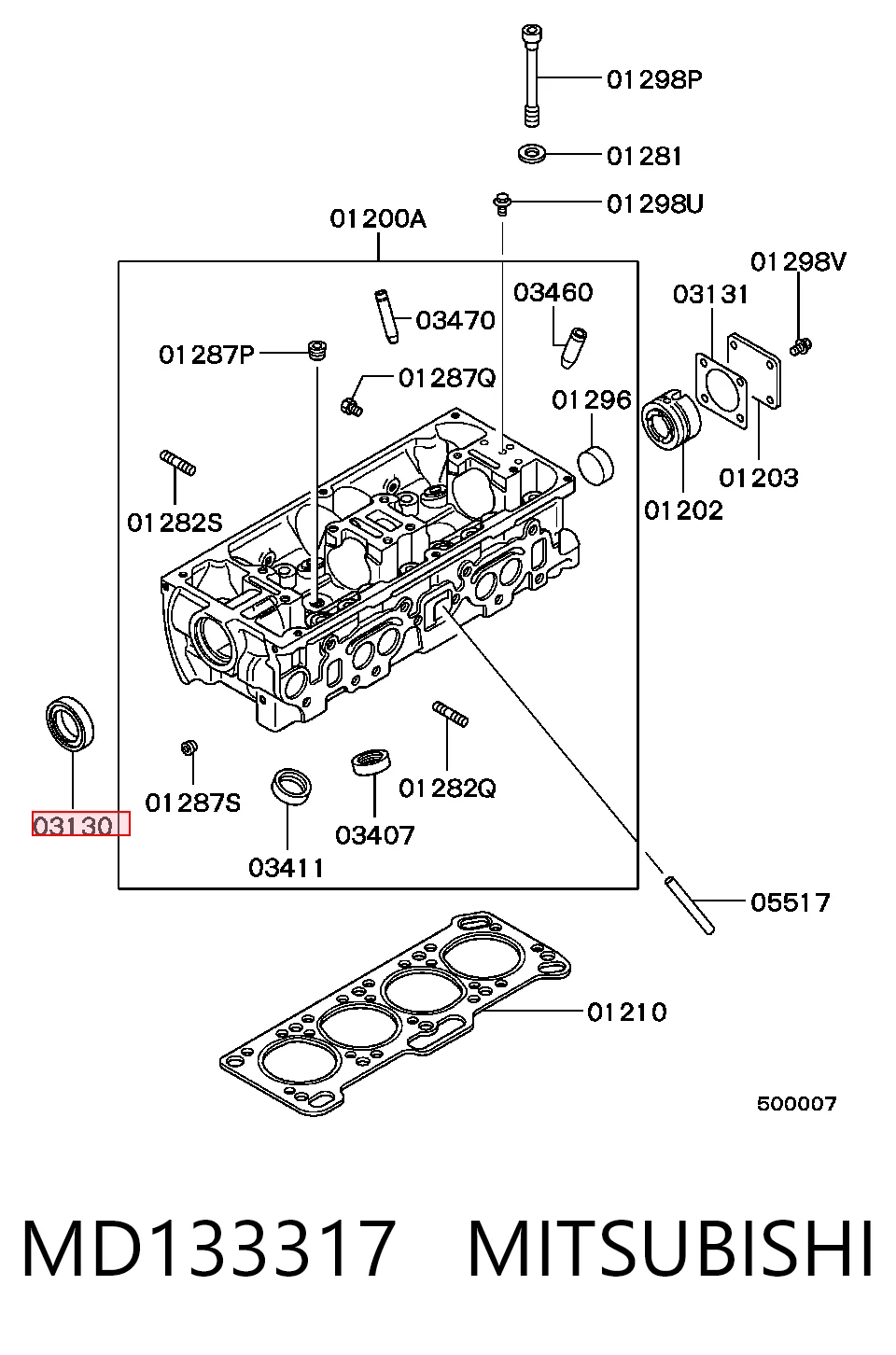 Uszczelniacz wałka rozrządu silnika Fiat/Alfa/Lancia 26126739 cena, od 2,74 USD
