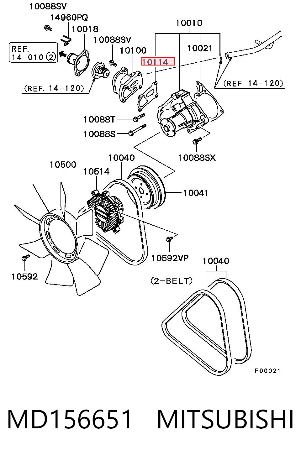 MD156651 Mitsubishi