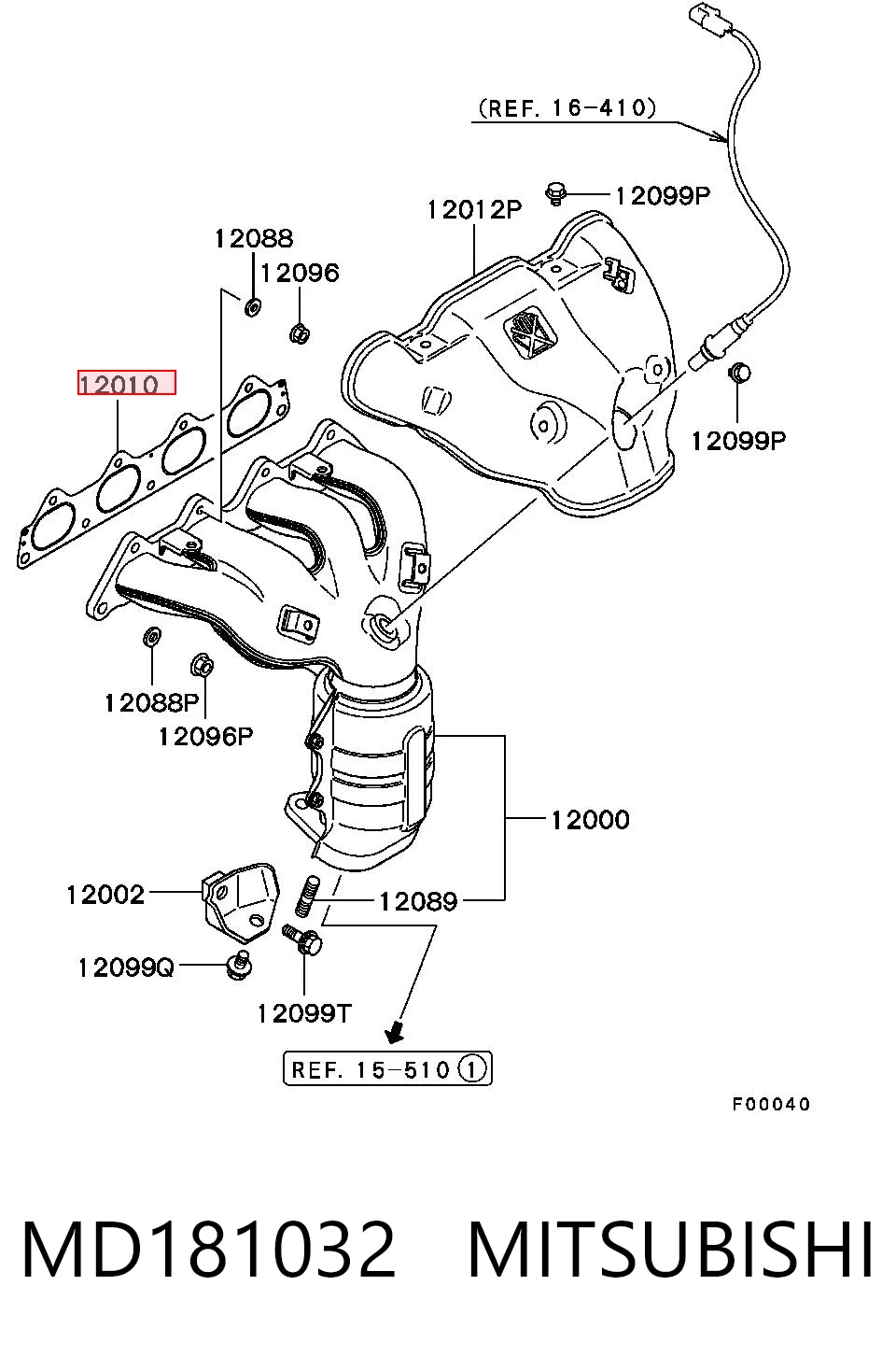 Uszczelka kolektora wydechowego Hyundai Santa Fe I SUV (SM) (2000 - 2006) cena, od 6,06 USD