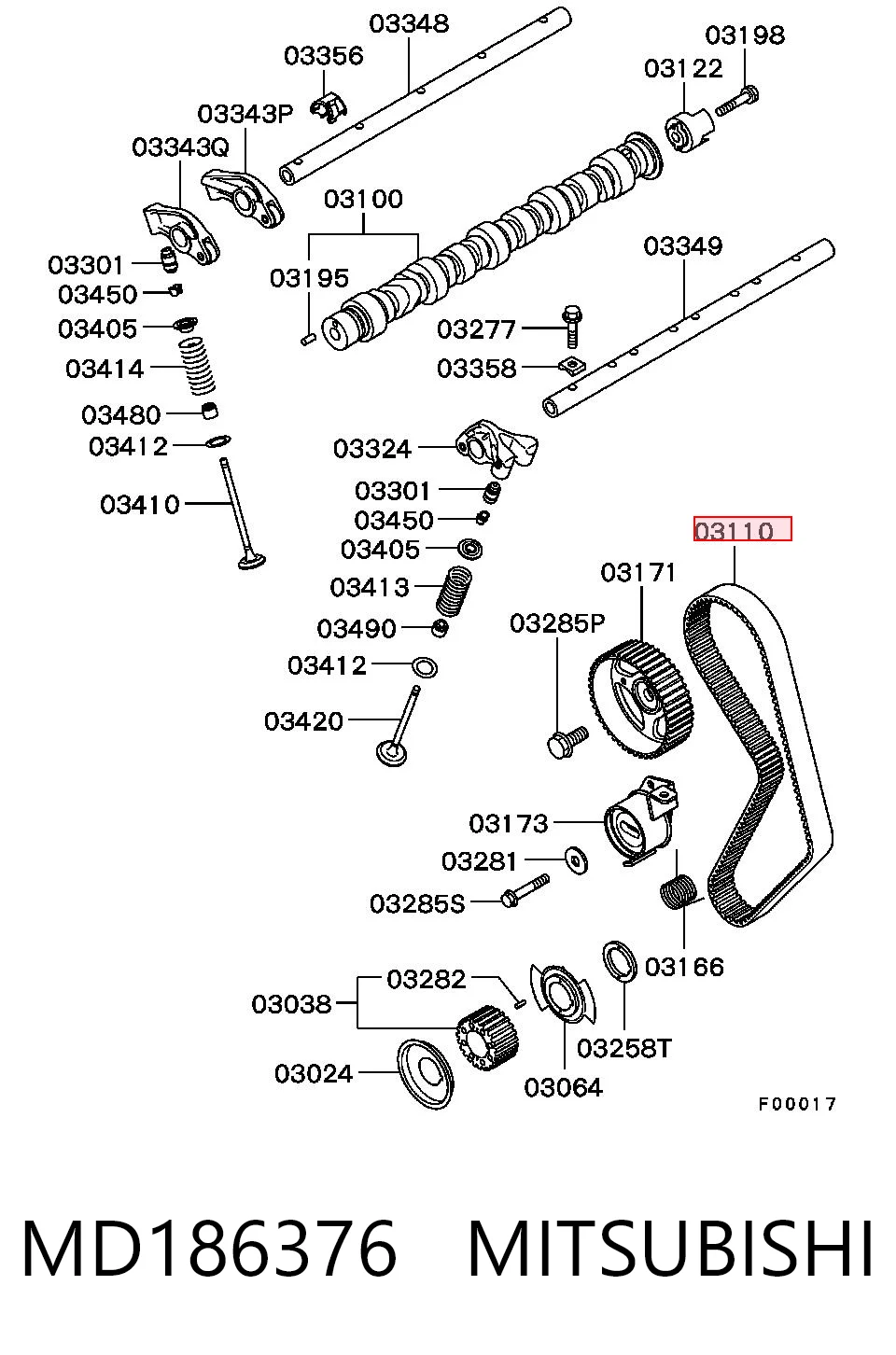 MD186376 Mitsubishi