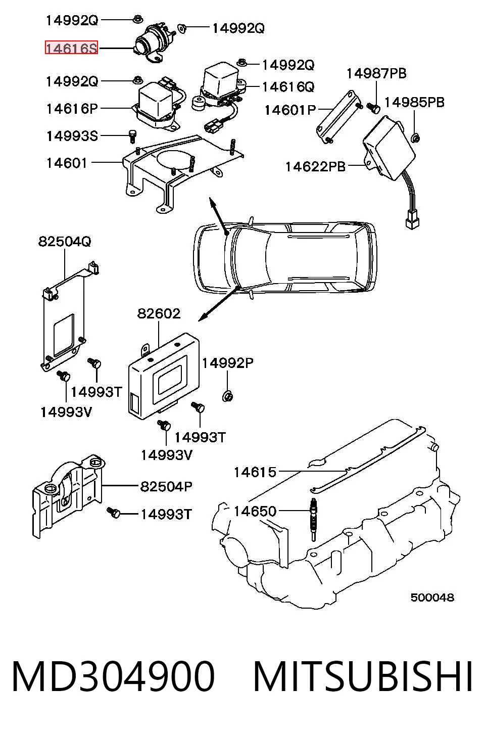 Przekaźnik świec żarowych Mitsubishi Lancer V sedana (CB, CD, CE) (1991 - 1996) cena, od 31,74 USD
