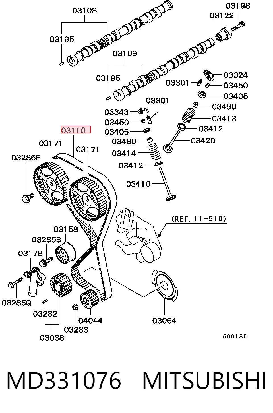 MD331076 Mitsubishi