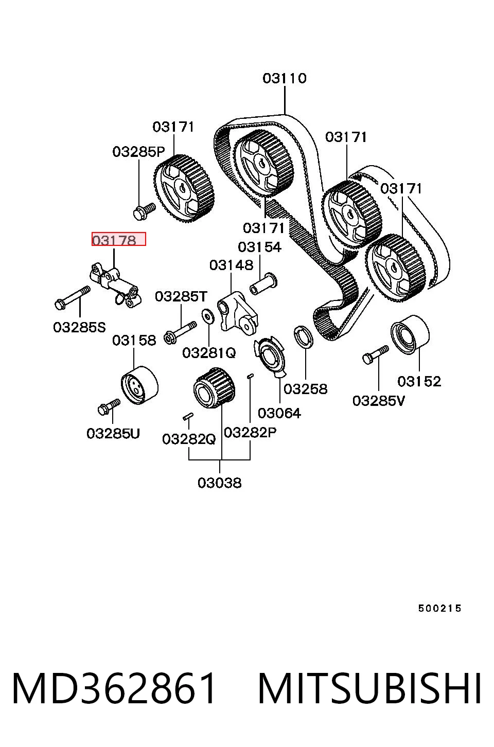 MD362861 Mitsubishi