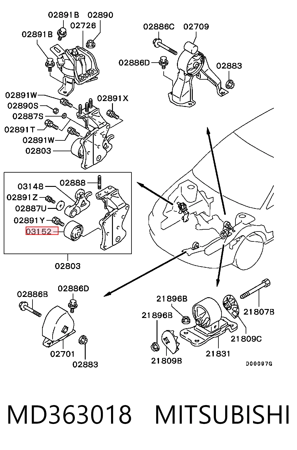 MD363018 Mitsubishi
