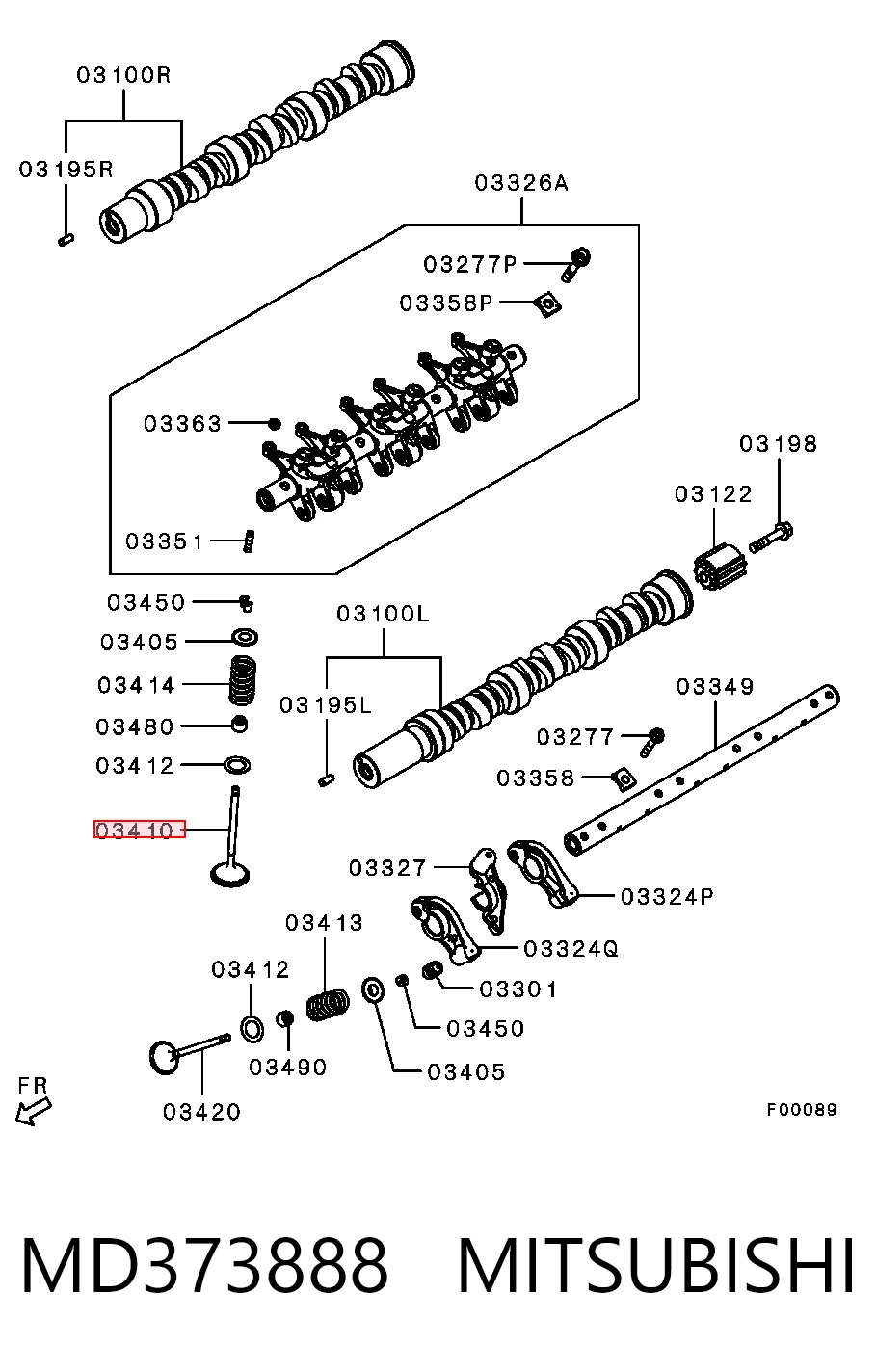 MD373888 Mitsubishi