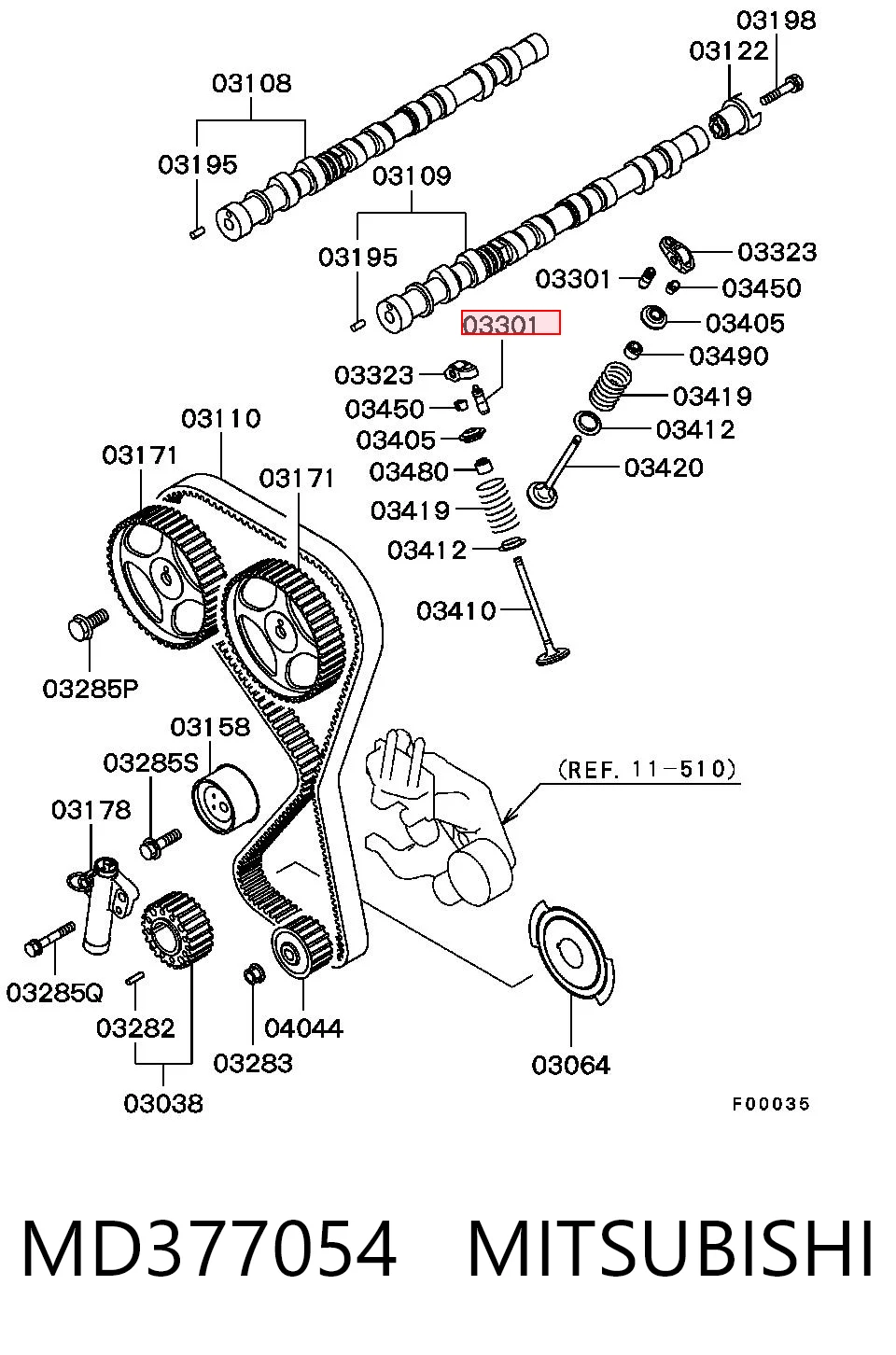 MD377054 Mitsubishi