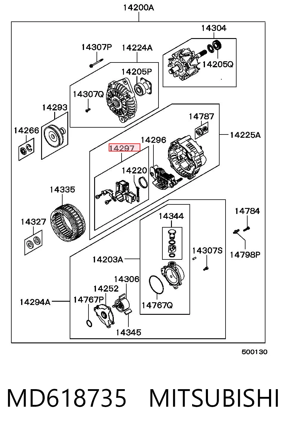 MD618735 Mitsubishi