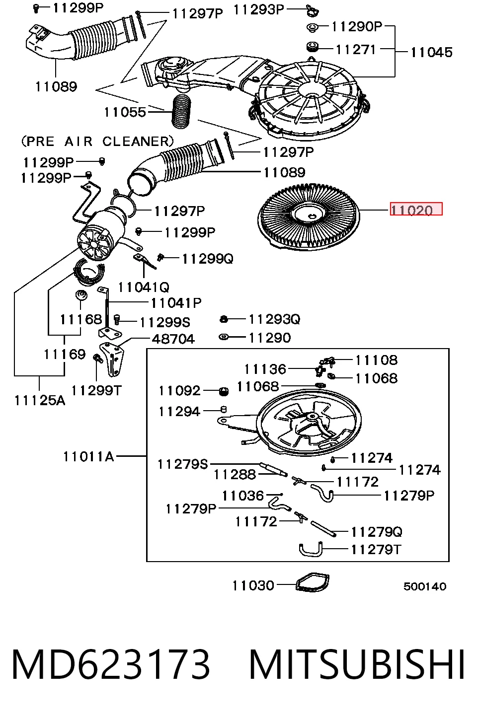 MD623173 Mitsubishi