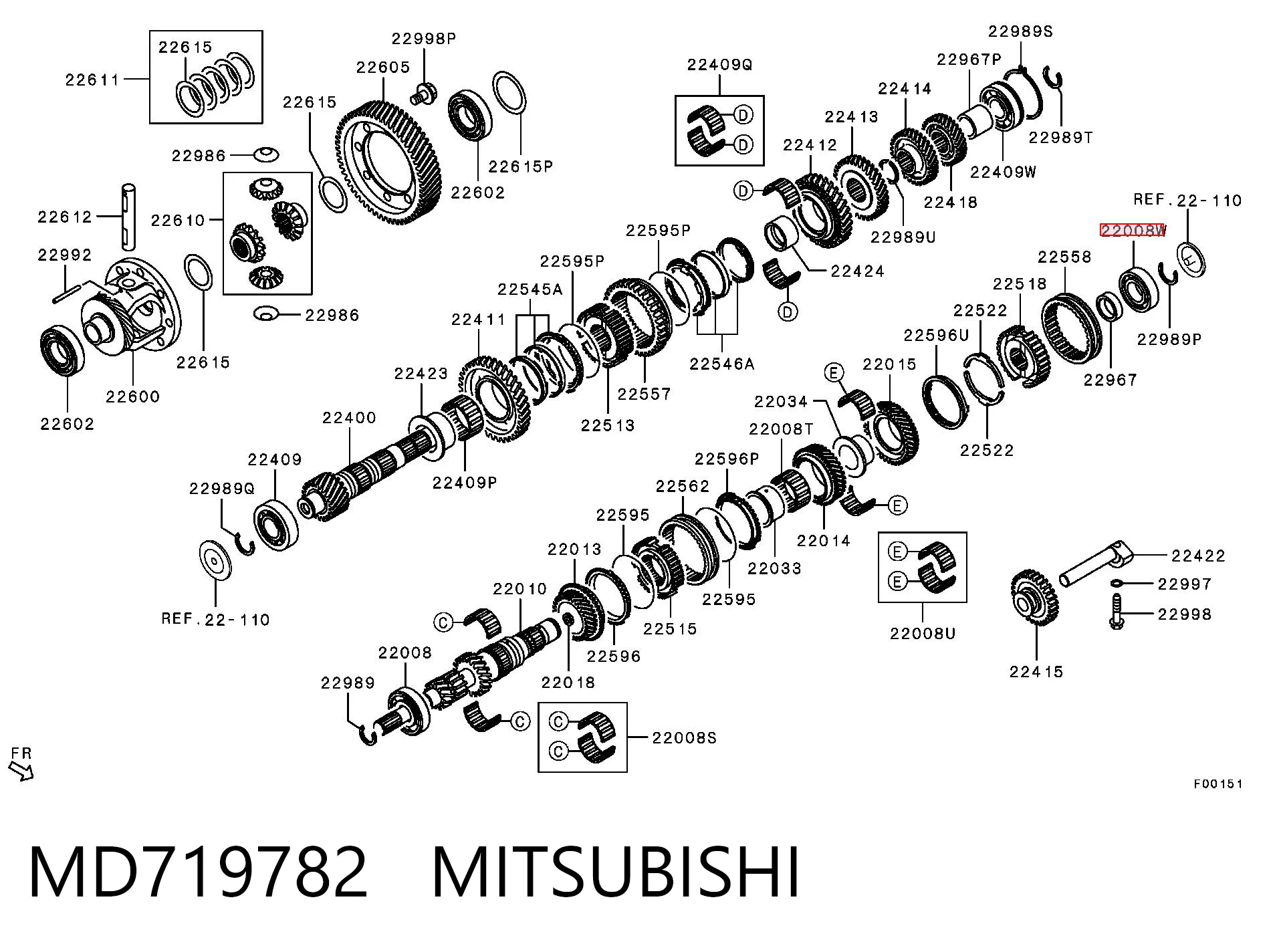 MD719782 Mitsubishi