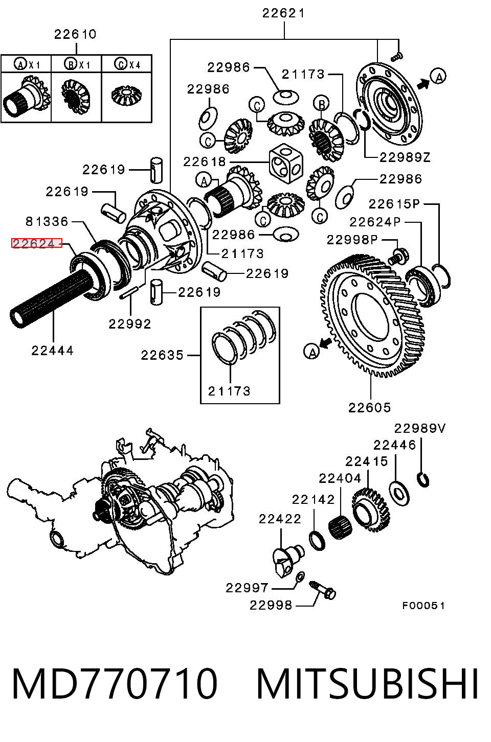 MD770710 Mitsubishi