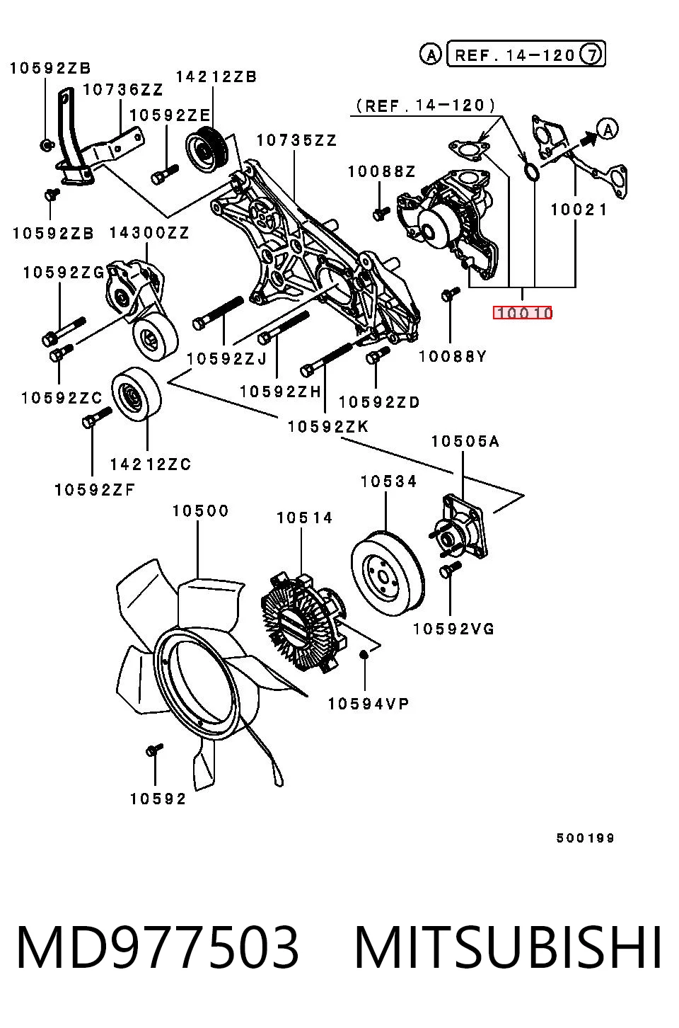 MD977503 Mitsubishi