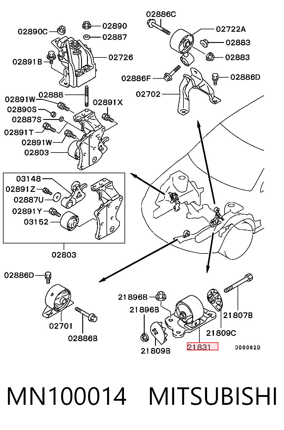 MN100014 Mitsubishi