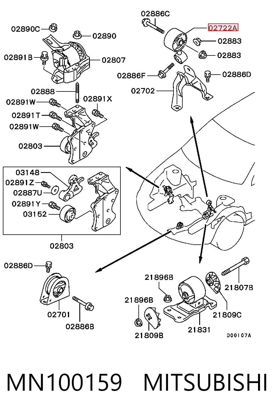  Outlander I SUV (2003-2008) oryginalny od 31,46 zł
