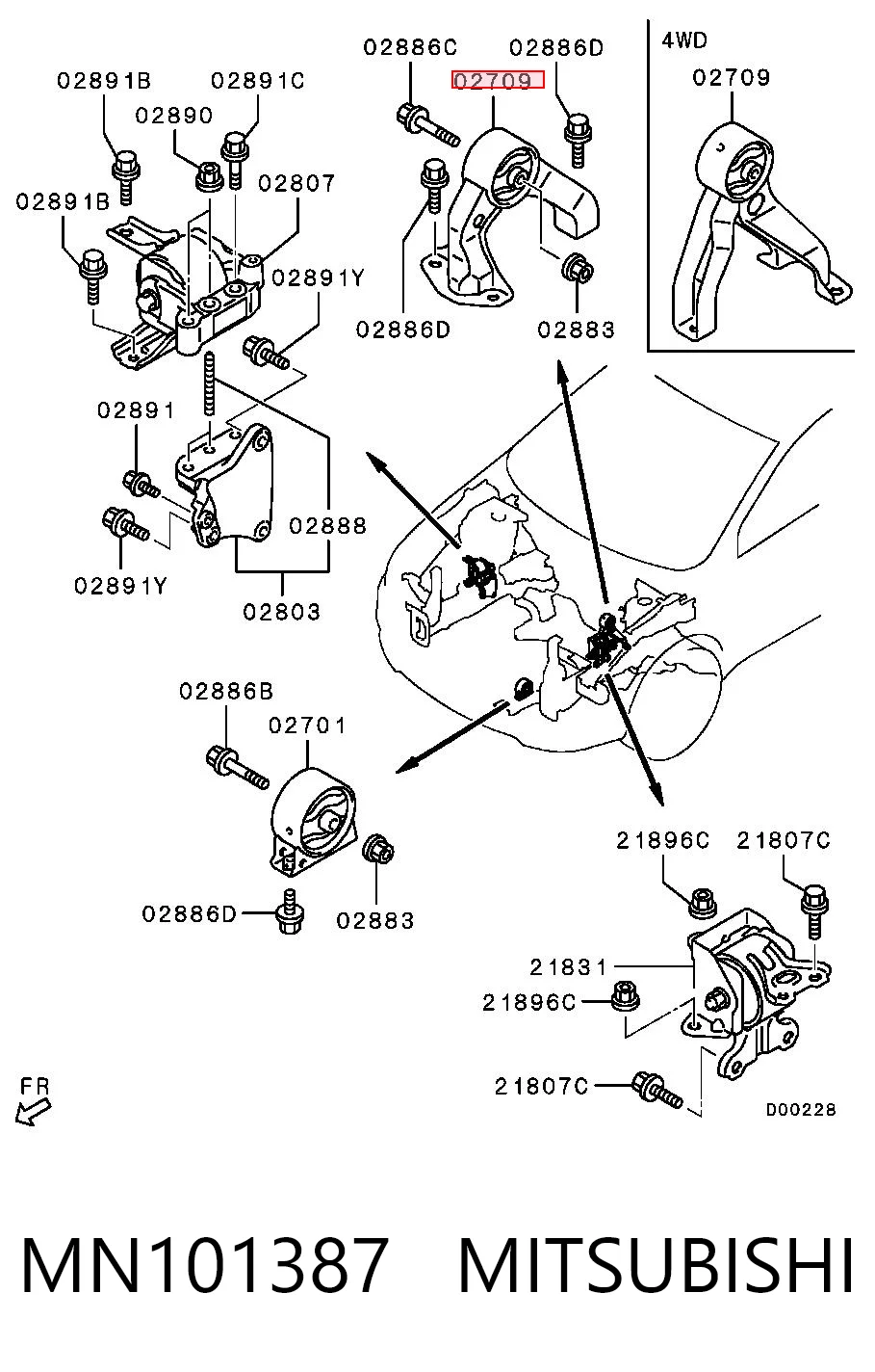MN101387 Mitsubishi