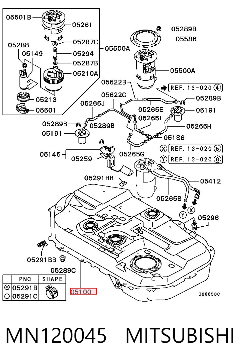 MN120045 Mitsubishi