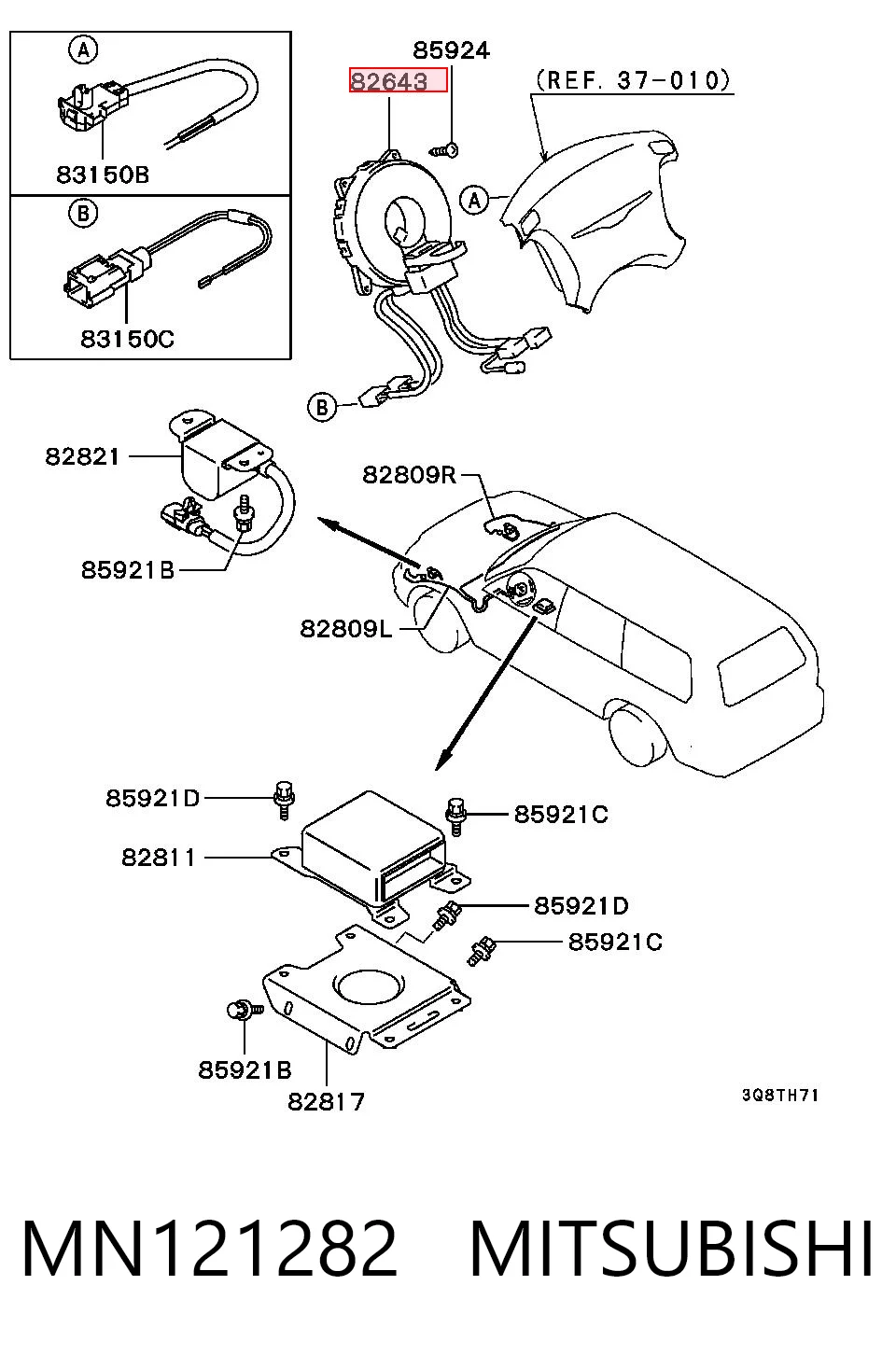 MN121282 Mitsubishi