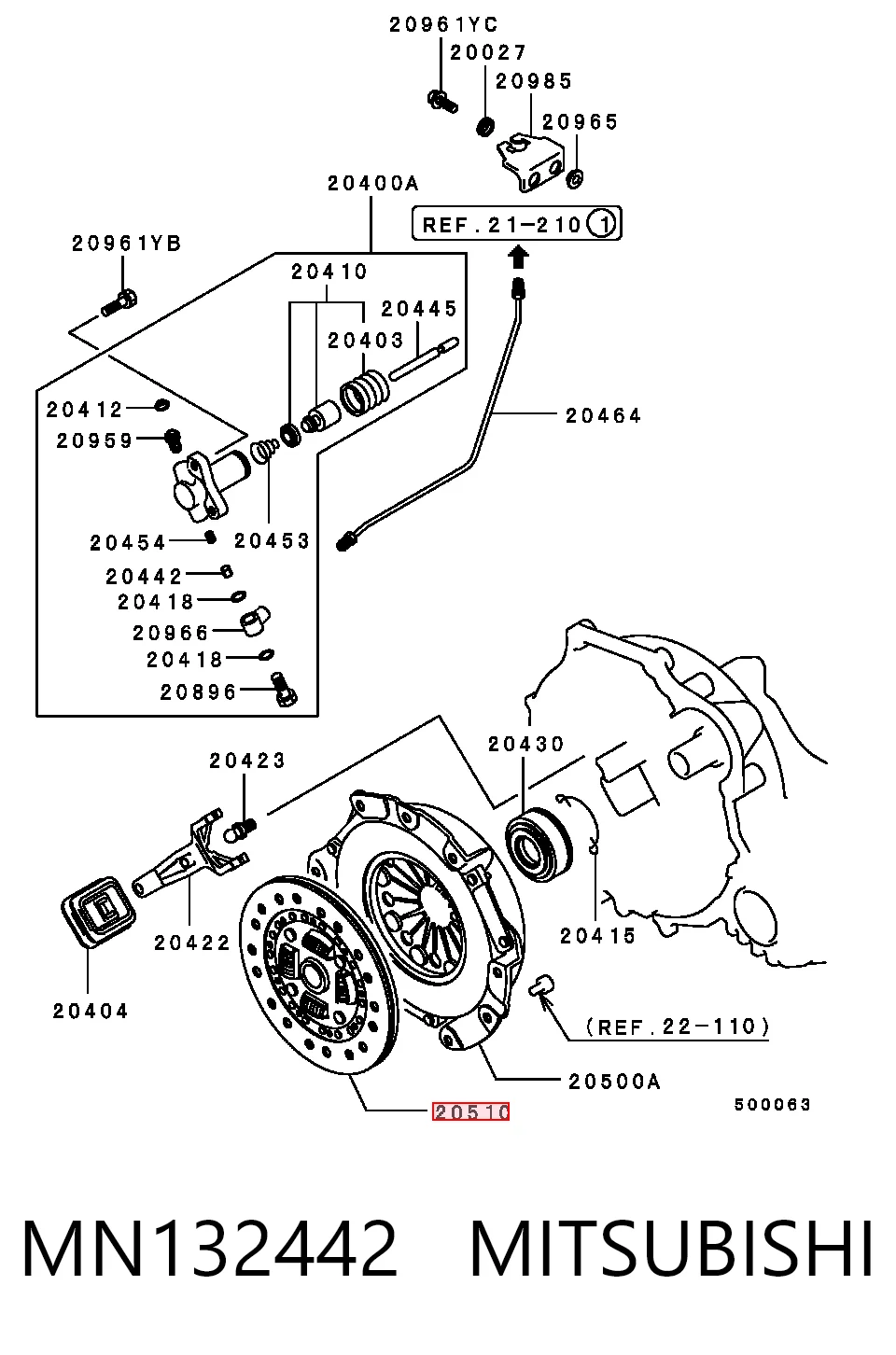 MN132442 Mitsubishi