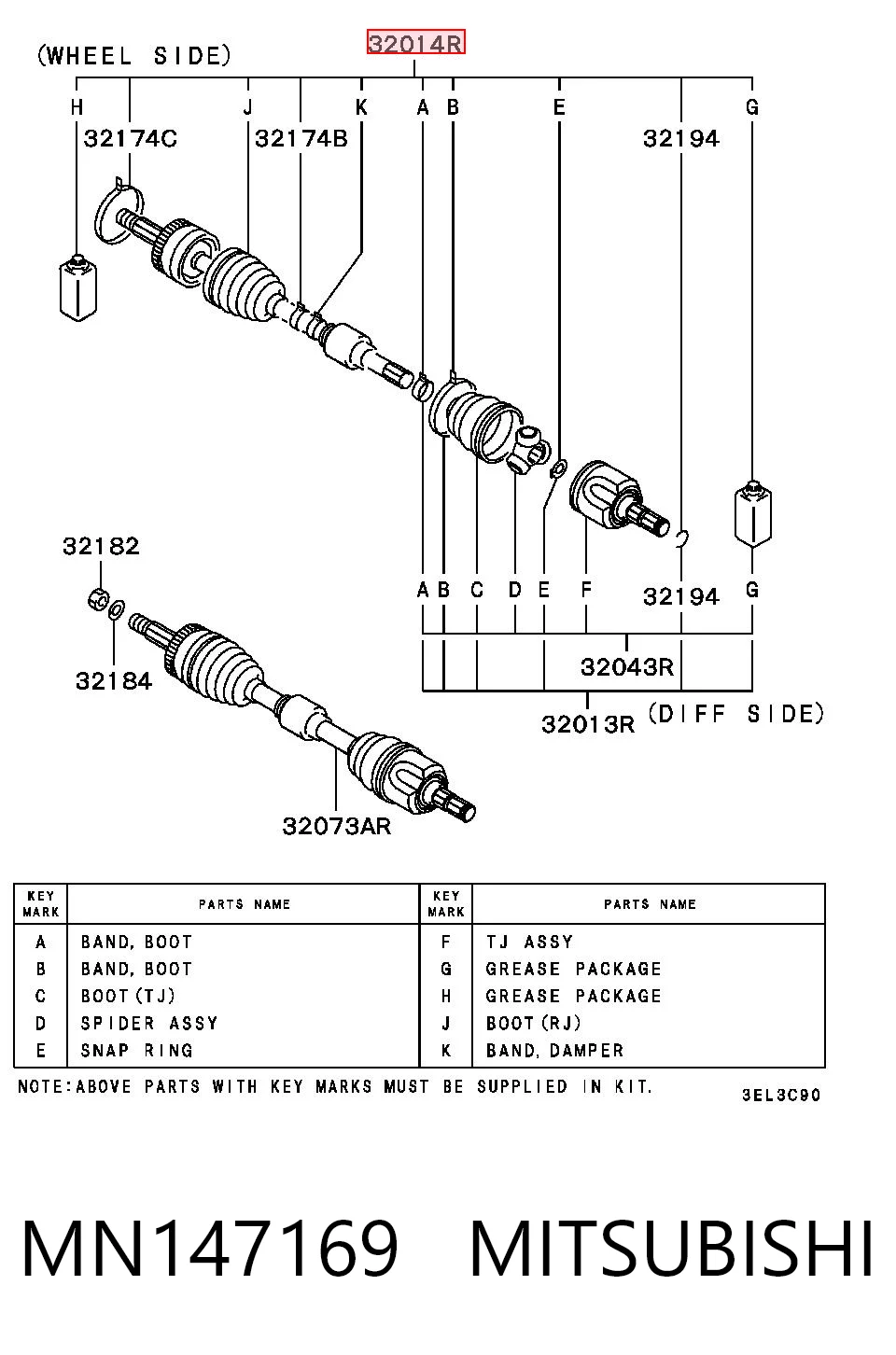 MN147169 Mitsubishi