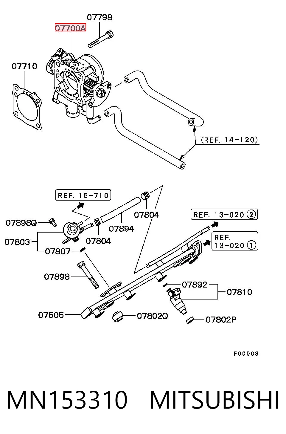 MN153310 Mitsubishi