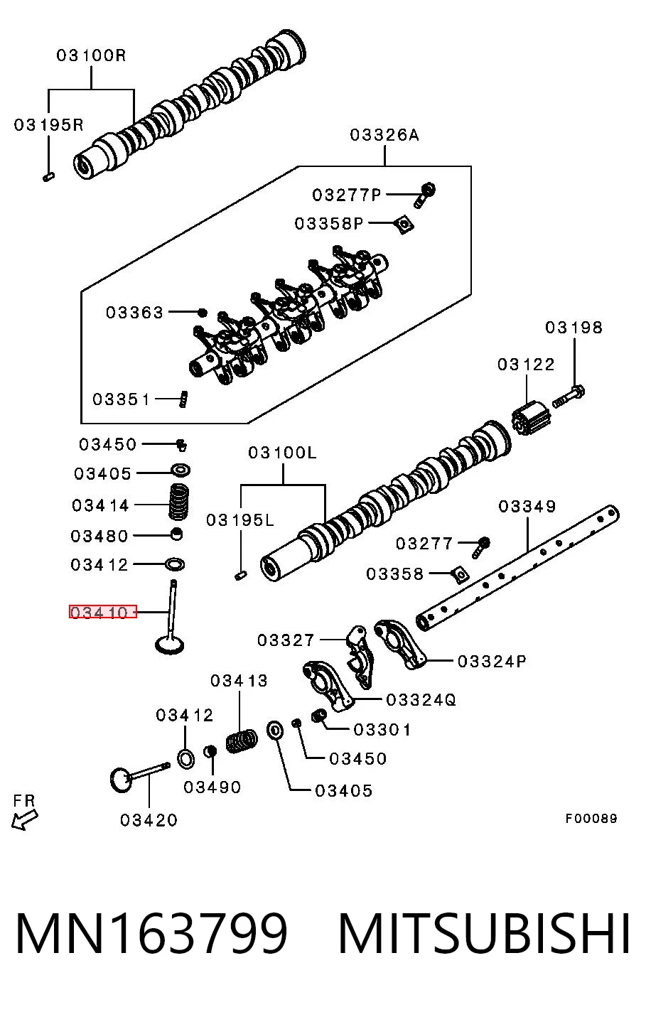 MN163799 Mitsubishi