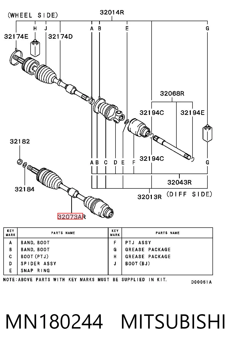 MN180244 Mitsubishi