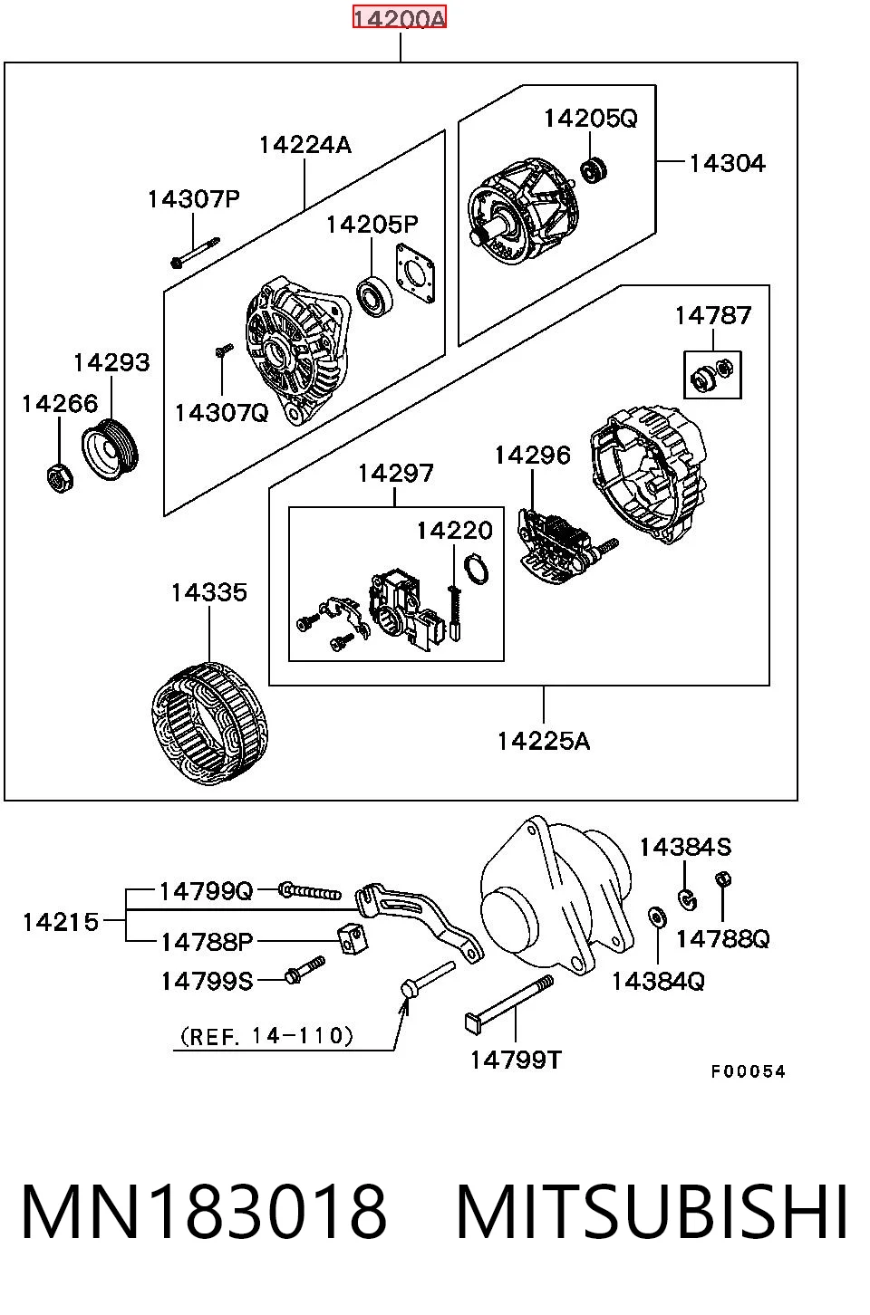 MN183018 Mitsubishi