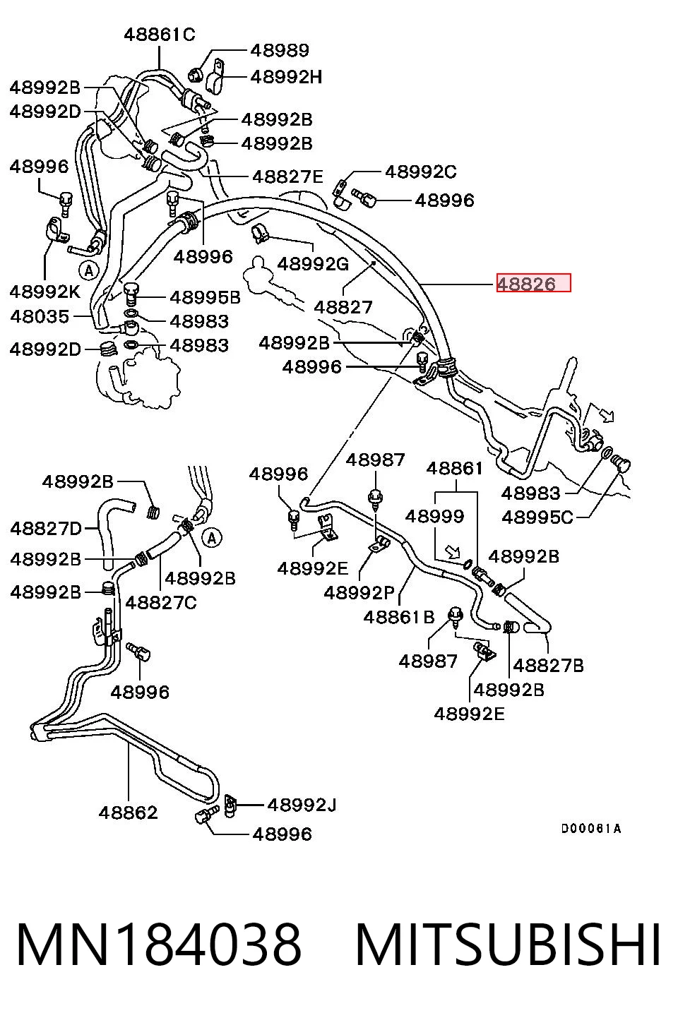 MN184038 Mitsubishi