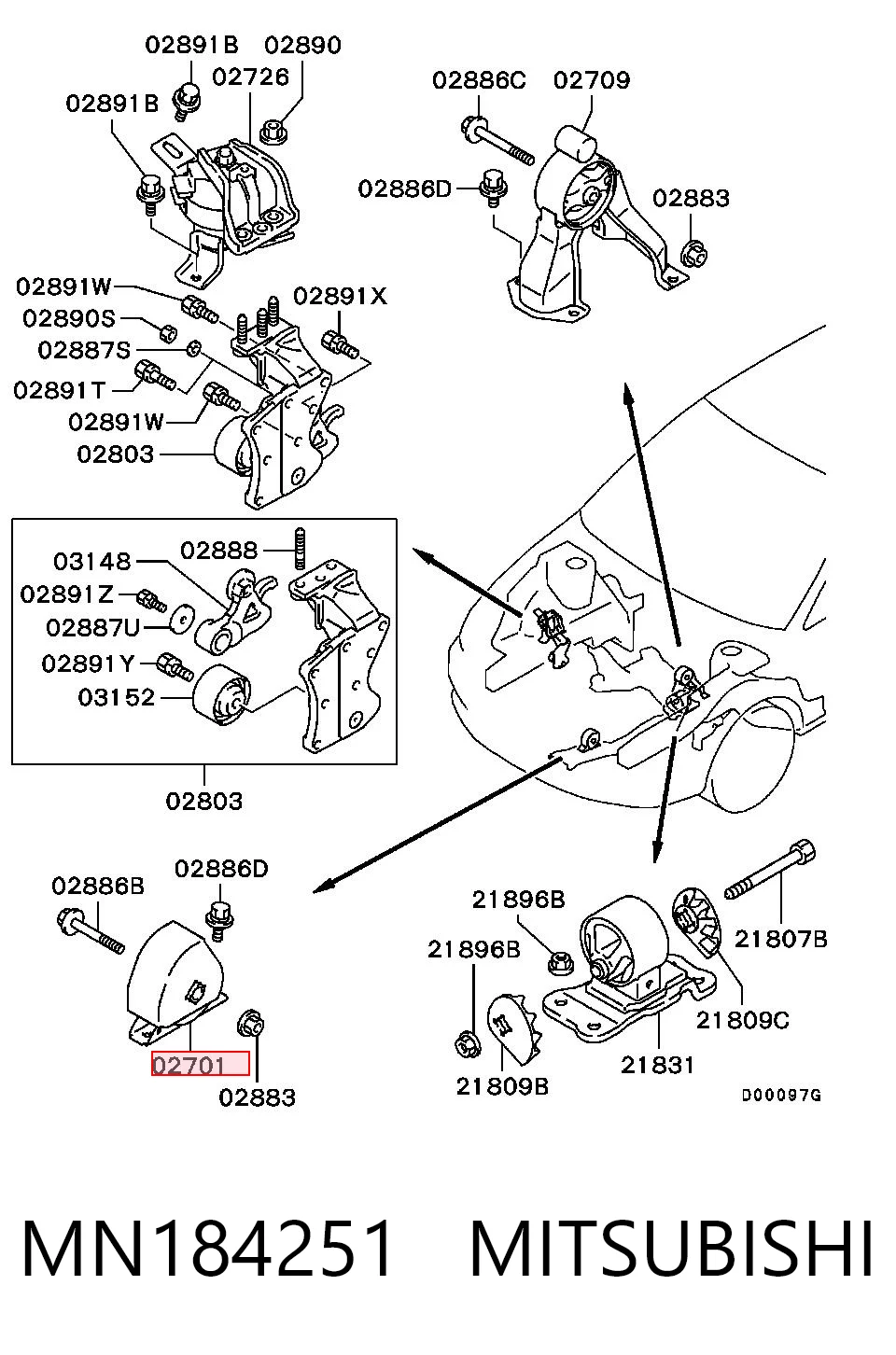 MN184251 Mitsubishi