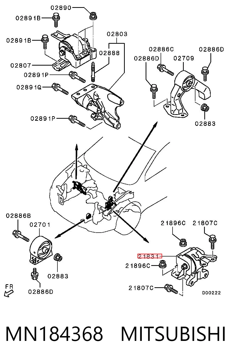 MN184368 Mitsubishi