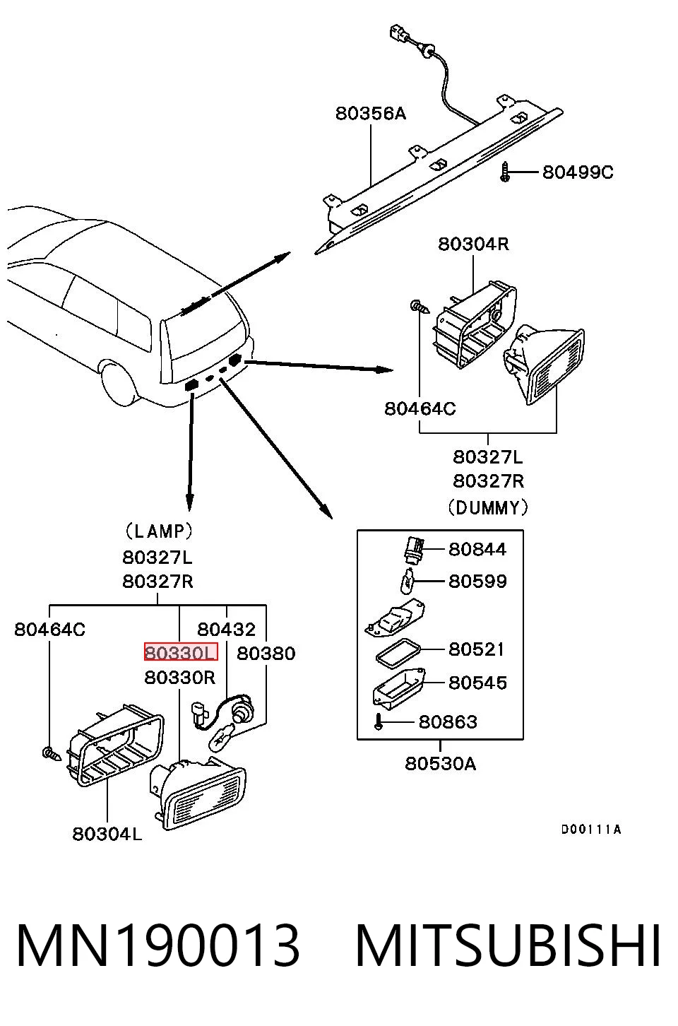 MN190013 Mitsubishi