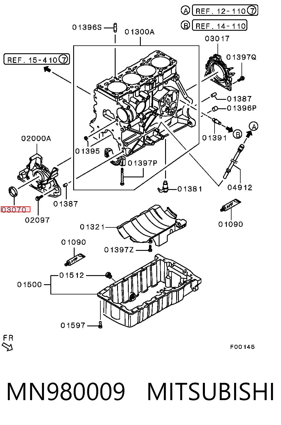 Do koszyka Uszczelniacz wału korbowego przedni Volkswagen Transporter T6 SGA, SGH, SHA, SHH