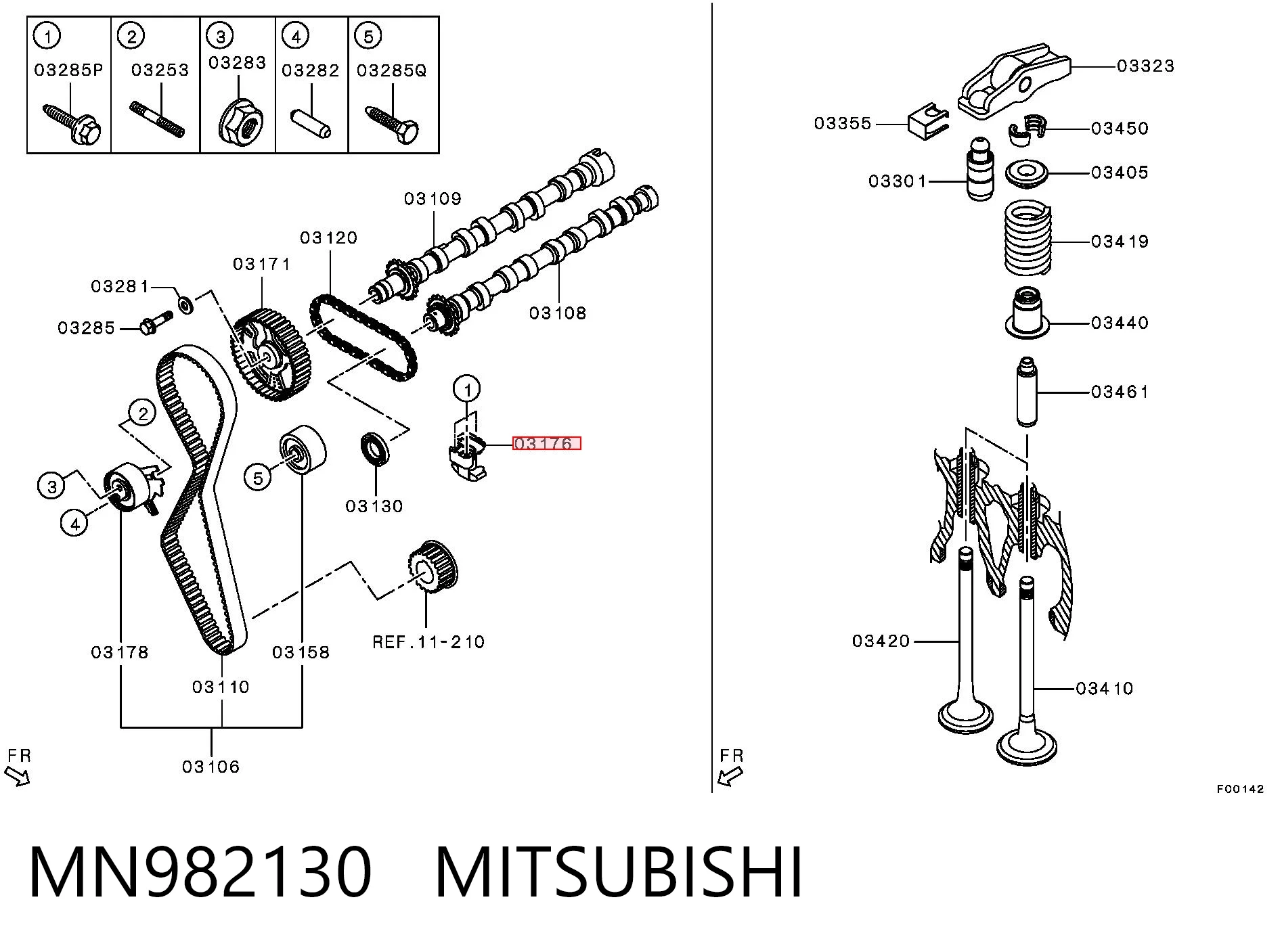 9654113880 Fiat/Alfa/Lancia Napinacz łańcucha rozrządu