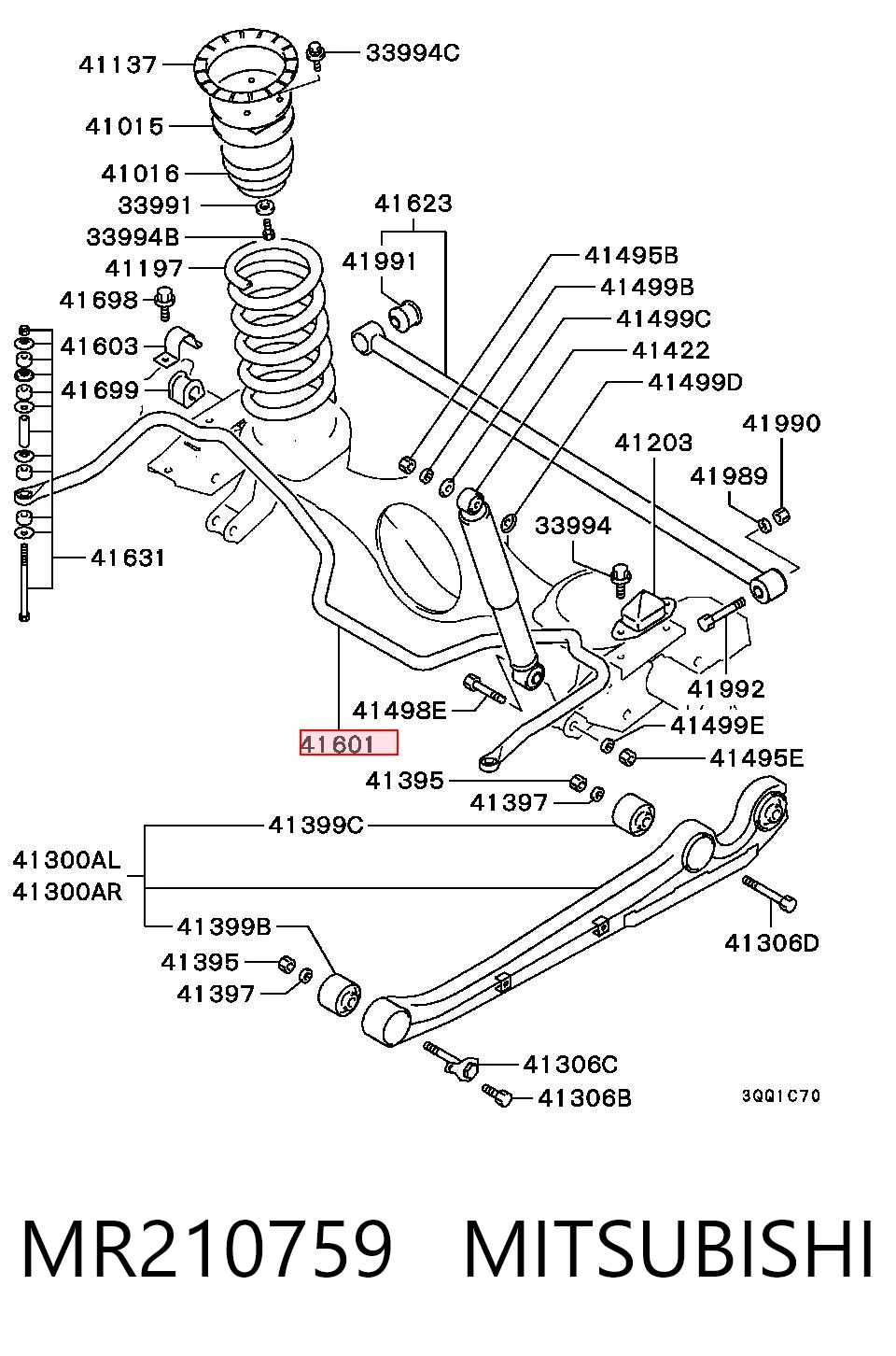 Kupić Stabilizator tylny Mitsubishi Pajero K90 w dobrej cenie