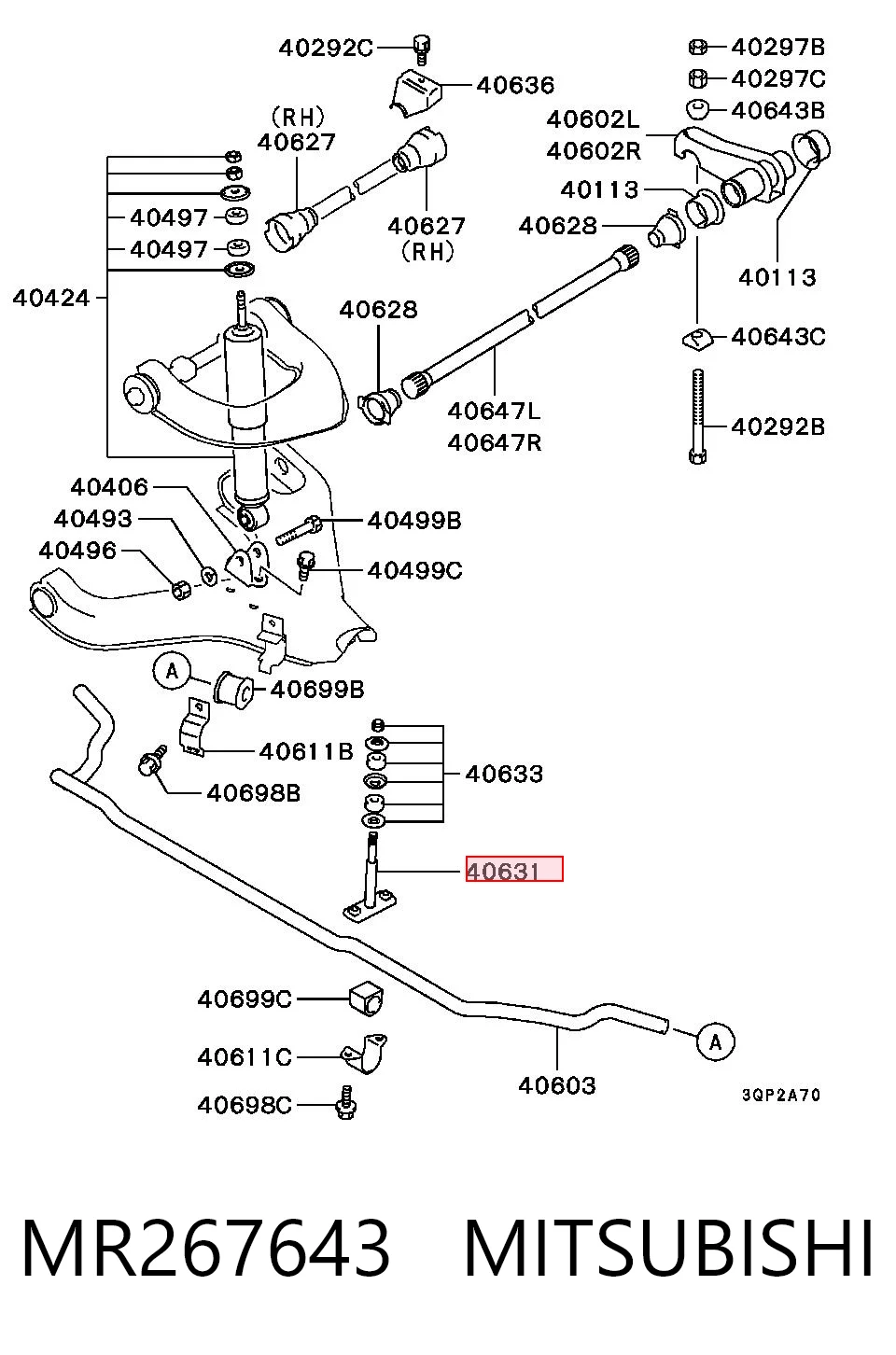MR267643 Mitsubishi