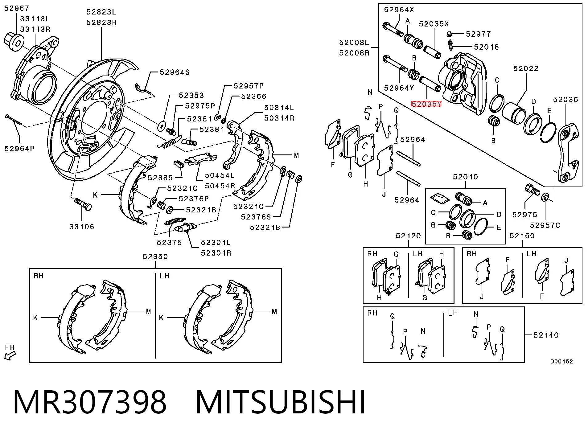MR307398 Mitsubishi