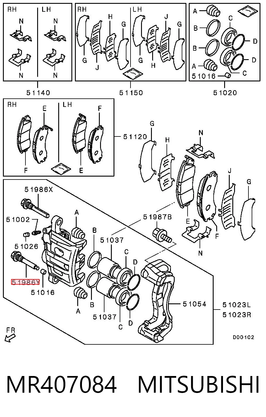 MR407084 Mitsubishi