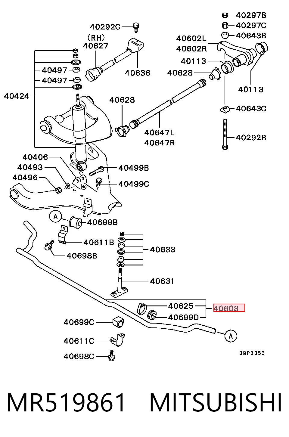 MR519861 Mitsubishi