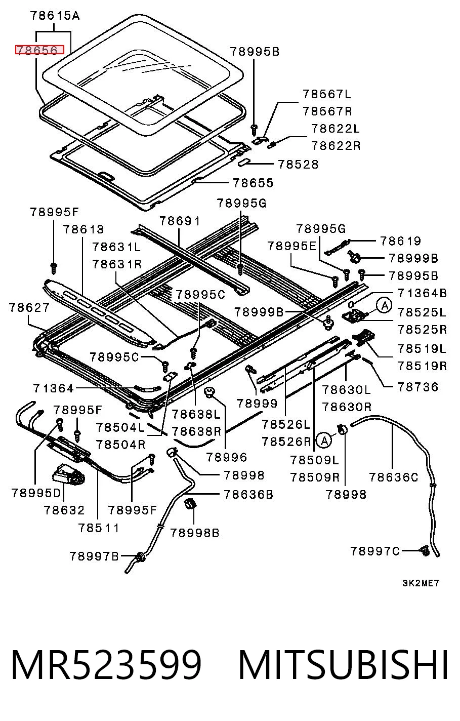 MR523599 Mitsubishi